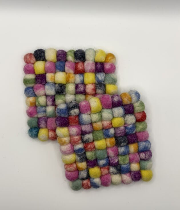 Meadow Pebble Coaster Square