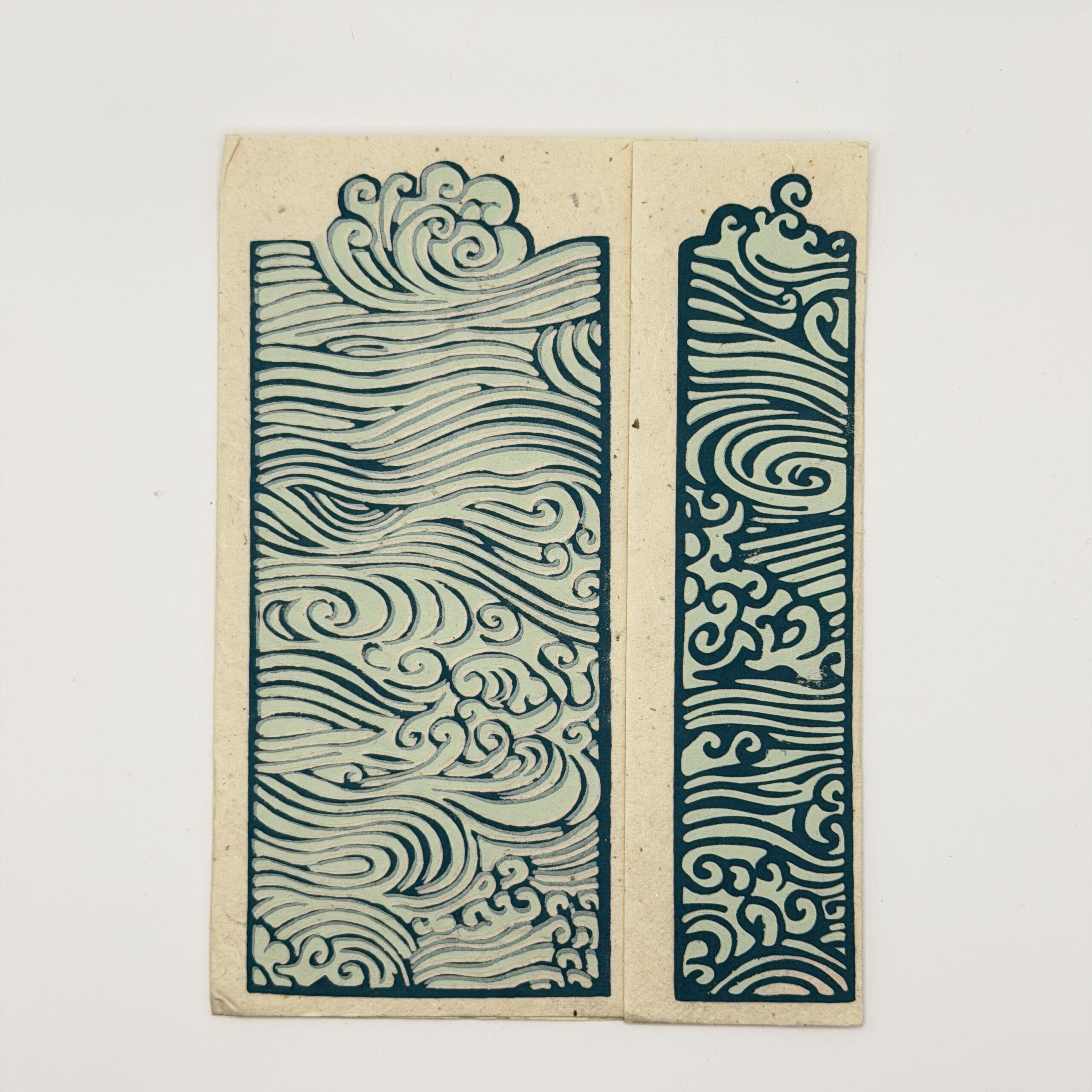 aqua-ripple-lokta-greeting-card