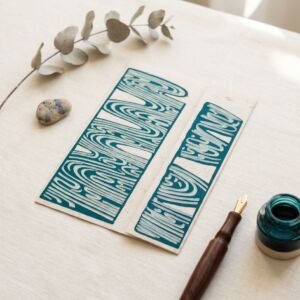aqua woodgrain