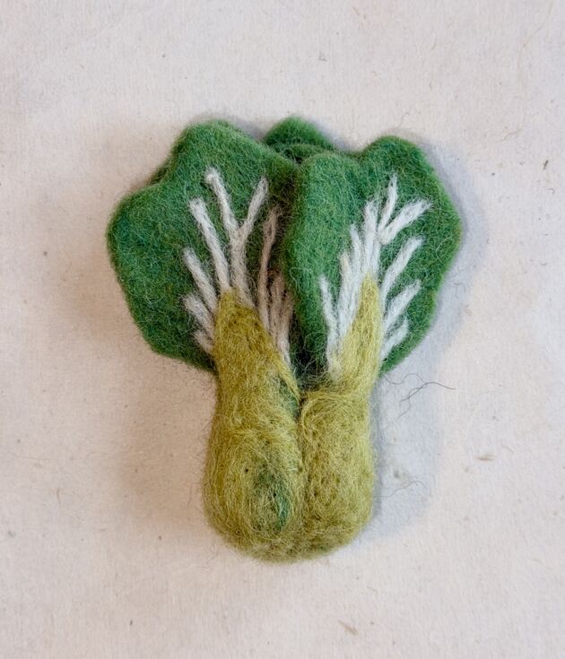 Bok Choy Felt Vegetable Ornament