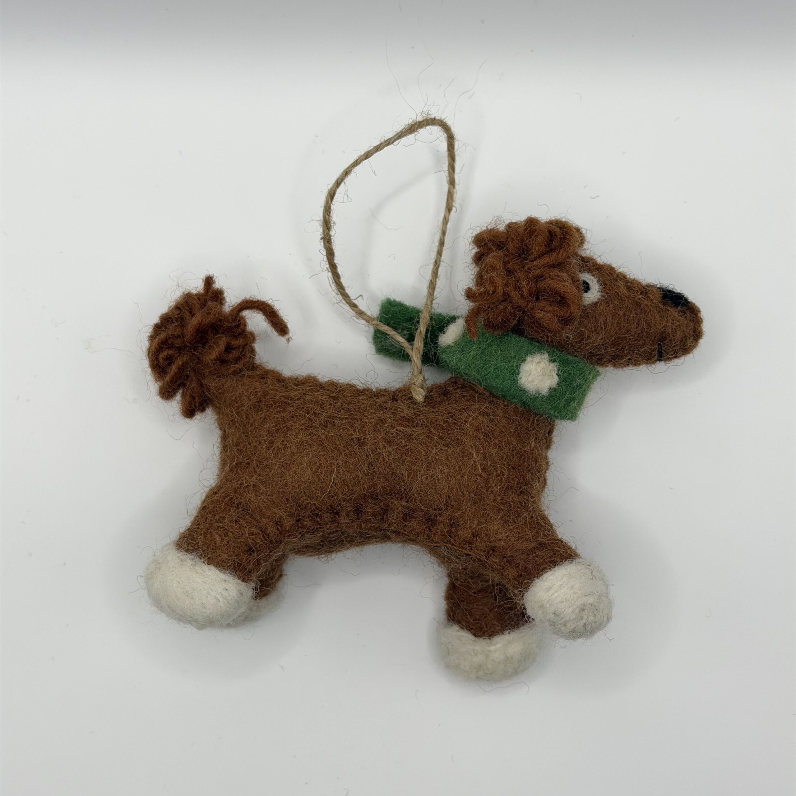 brown-horse-green-saddle-felt-ornament