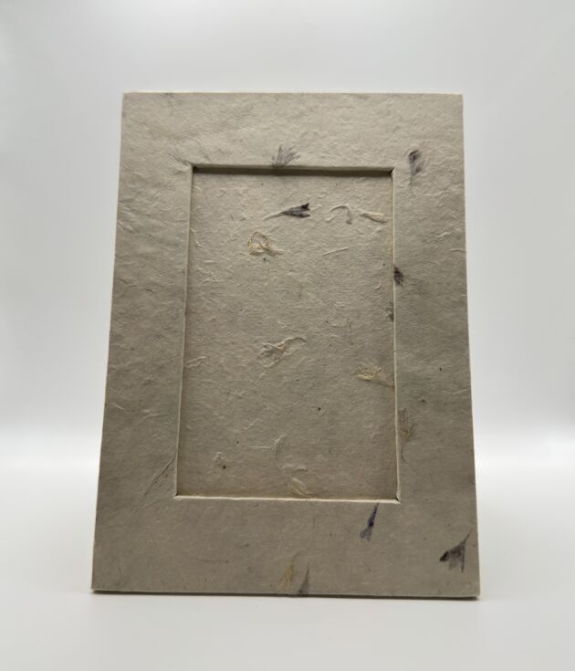 Natural Pressed Flower Lokta Picture Frame