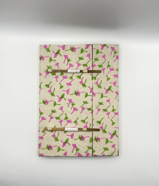 Pink Blossom Lokta Notebook