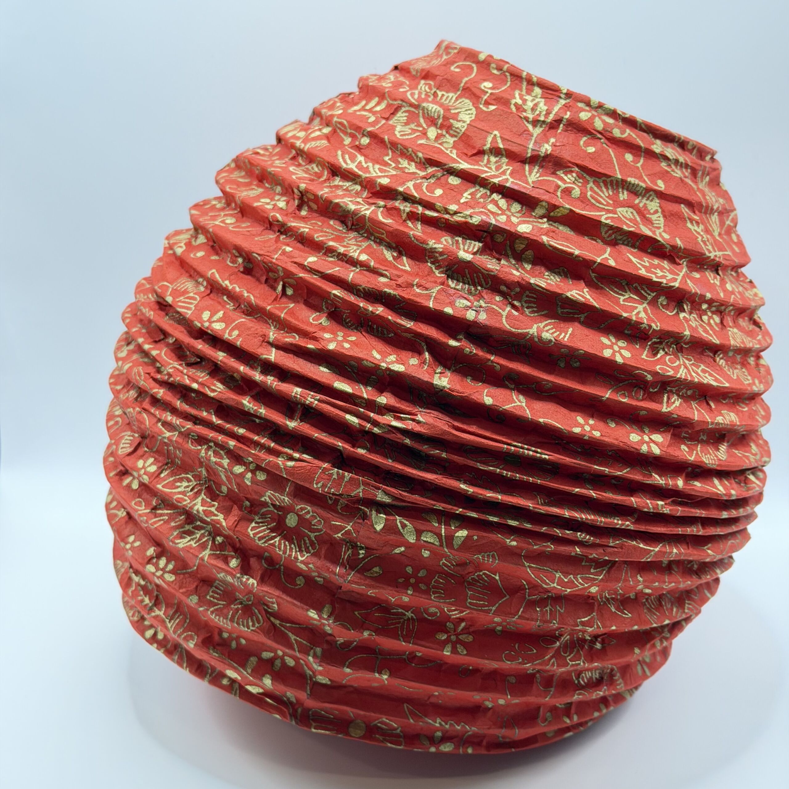 red-floral-lokta-paper-lantern