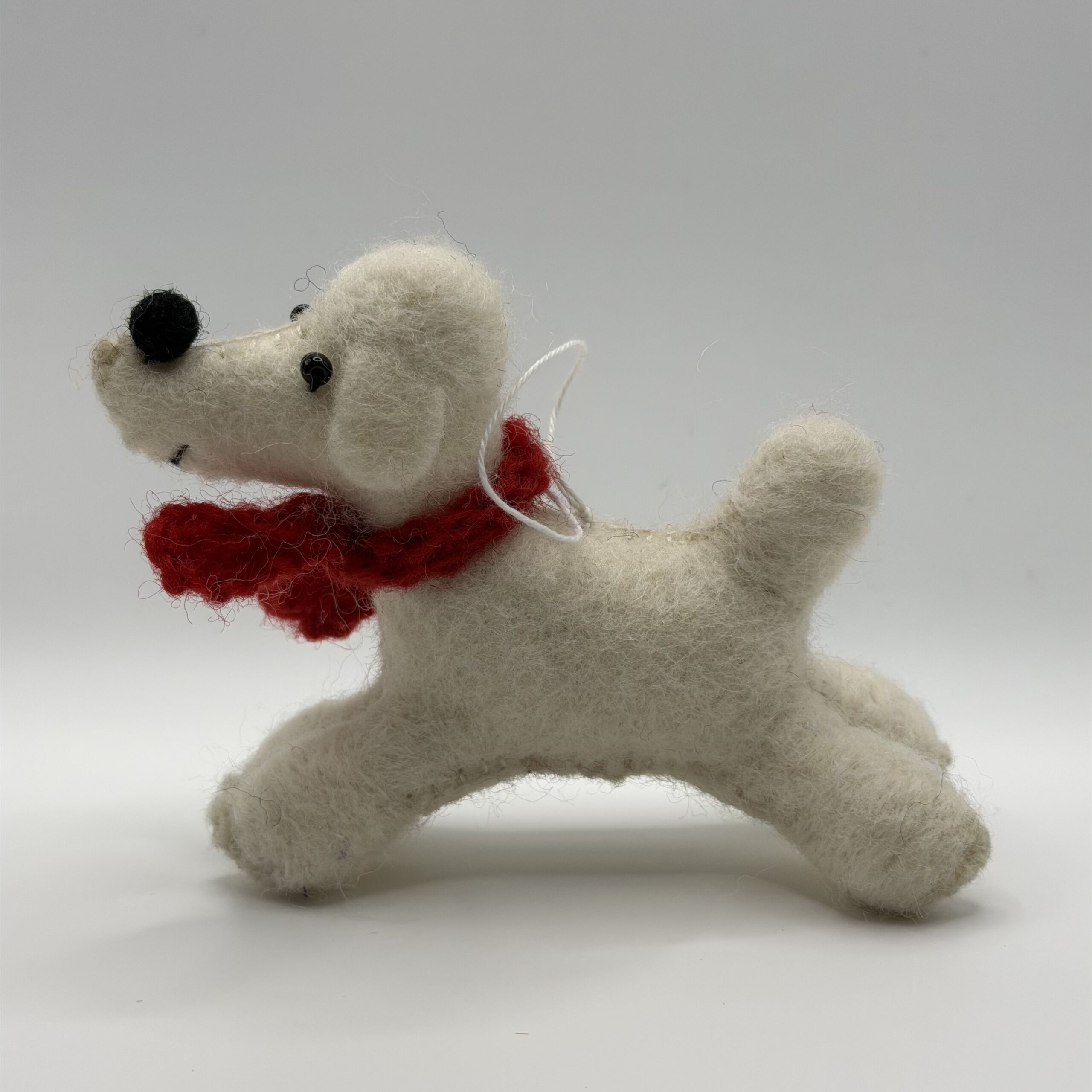 white-dog-red-scarf-felt-ornament